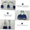 LABRIMP 2pcs Vga Video Cable Monitor Dual Adapter Vga Splitter