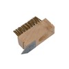 Neilsen CT3280 Replacement Head for CT2966 Block Paving Wire Brush - Copper-Plated Wires Ensures Effective Cleaning of Patios and Block Paving