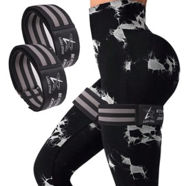BFR Occlusion Bands for Women Glutes,Blood Flow Restriction Bands for Legs, Butt & Hip Building, Workouts, Best Fabric Resistance Bands for Squat Butt & Thigh