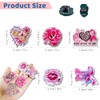 Yudisho 5 Pcs Bling Bag Charms,Cute Acrylic Charms for Bogg