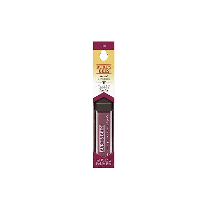 Burt's Bees Lápiz labial líquido hidratante 100% natural, Blush Brook