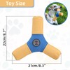Duuclume Dog Flying Disc Interactive Dog Chew Toys, Squeaky Dog
