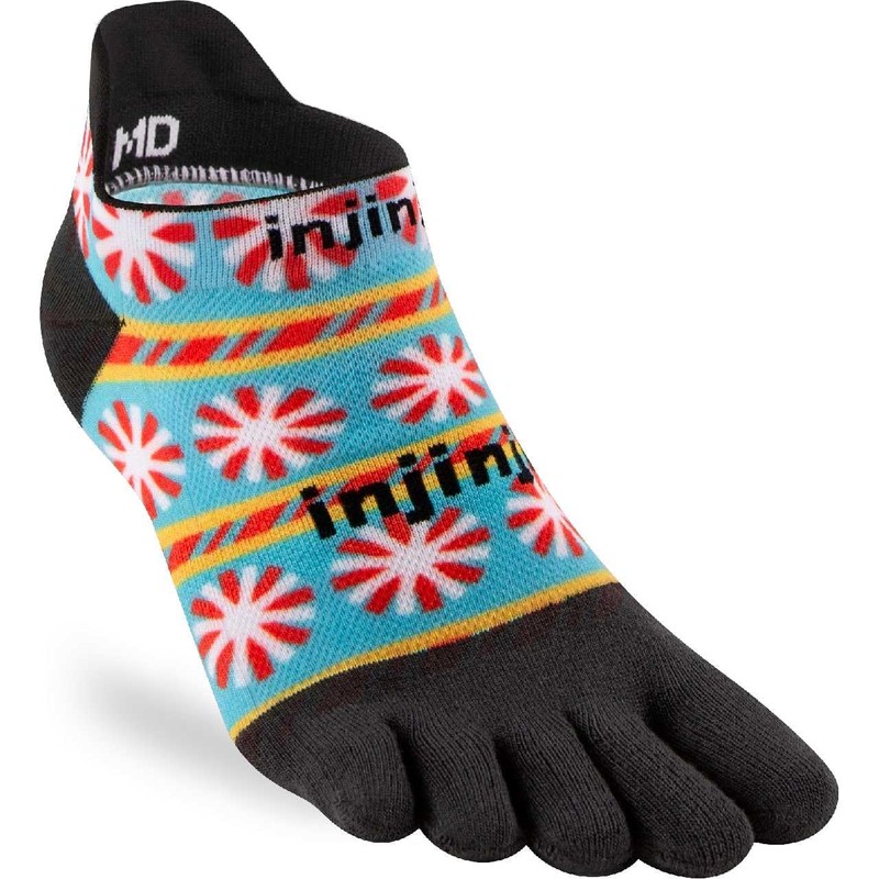 Injinji Run Lightweight No-Show Spectrum Peppermint L, multicoloured