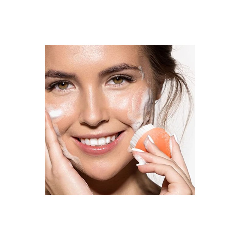 EcoTools Mini Facial Cleansing Brush, Infused with Citrus, Best with