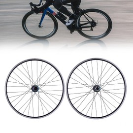 DOONARCES 27.5Inch Mountain Bike Wheelset Front Rear Bike Wheels Rims Hub MTB Road Bike Wheel Set with Double Discs Brake & Quick Release, for 7/8/9/10/11/12 Speed Aluminum Alloy (Colorful)