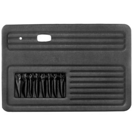 Empi 4854 Black Vinyl VW Beetle Door Panels W/ Pockets 1965-1977, Set Of 4