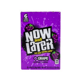 NOW&LATER CHANGEMAKERS BARS GRAPE - ( Pack of 24 )