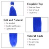 Blue Pre stretched Braiding Hair 26 Inch 26 Inches Box