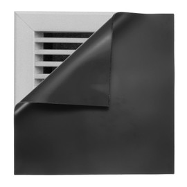 PATIKIL Square Magnetic Vent Covers 12x12 Inch, Floor Air Vent Blocker Covers Register Sound Proof Cover for Home Floor Wall Ceiling, Black