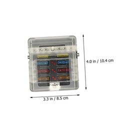 MAGICLULU Ways Car Fuse Box Holder with Labels LED Indicator for Vehicles Yachts Use Cover Negative Bus Pbt Material