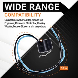 BlueStars Ultra Durable 5303918214 Refrigerator Defrost Thermostat Kit - Compatible with Frigidaire Kenmore Electrolux Refrigerators - Replaces 75303918214 892545 AP2150145 PS469522