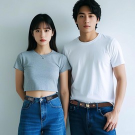 Jasgood Belt, Women's, Men's, Elastic Belt, Unisex, No Buckle, Invisible Belt, One Size Fits Most, Stylish, Casual, Quick on/off, Large Size, Black, 12 black 02, M