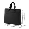 yufocusqc Durable Oxford Handle Document Bag Briefcase for Men File