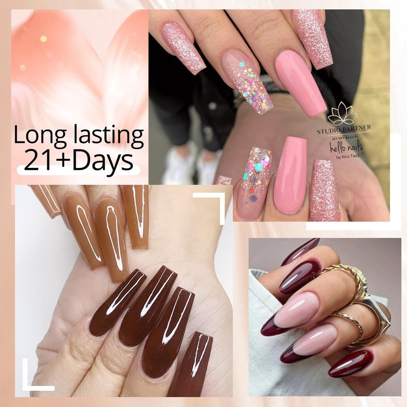 UR SUGAR UV Nagellack Set mit UV Lampe Starterset Nude,