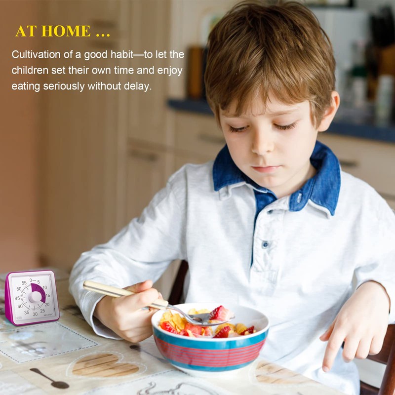 Secura 60-Minute Visual Timer, Classroom Timer, Countdown Timer for Kids