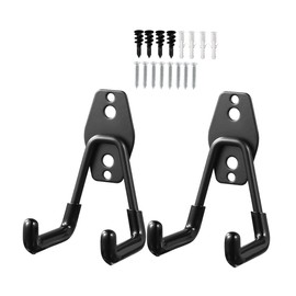 Operitacx 2 Stück Garagenhaken Wandmontage Haken für Gartengeräte und Robuste Halterung für Ordentliche Garage und Effektive Aufbewahrung