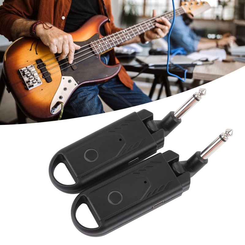 Wireless Guitar Transmitter Receiver Rechargeable Electronic Guitar Wireless System