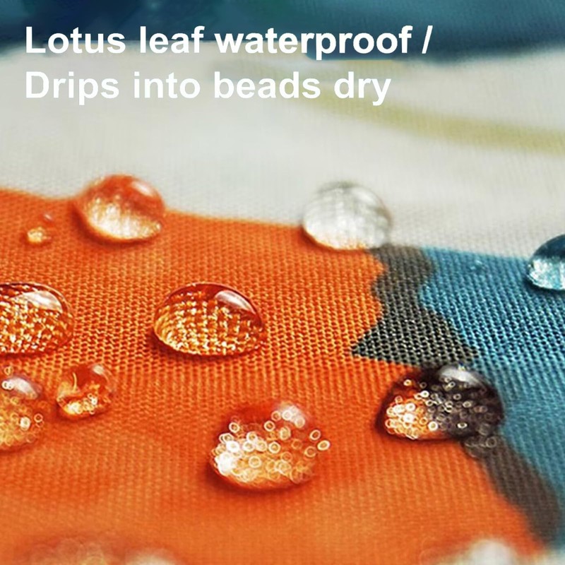 VODRM Cherry Shower Curtain - 72x72 Inch Elegant Botanical Plant