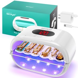 ISTOYO double sided UV resin lamp, with digital display and resin UV lamp that can be installed longer (2 m, 3 m, 5 m), large UV resin lamp for resin curing, resin mold, jewelry manufacturing, DIY