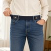 2-Pack No-Buckle Elastic Belts for Men & Women, Adjustable 1.38-Inch