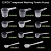 HavaCue 22 Pieces Transparent Measuring Spoon Set, Dosing Spoon 1g/2ml