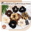 8 Pezzi Scrunchies per Capelli, Scrunchies in Seta per Donne