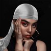 Long Tail Durag, Durag Mens Silk Durag Cap 360 Waves