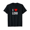 I Love Lori - Heart - Distressed T-Shirt
