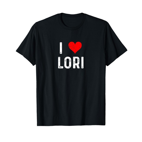 I Love Lori - Heart - Distressed T-Shirt