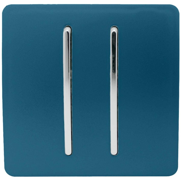 Trendi 2 Gang 2 Way Artistic Modern Glossy 10A Tactile