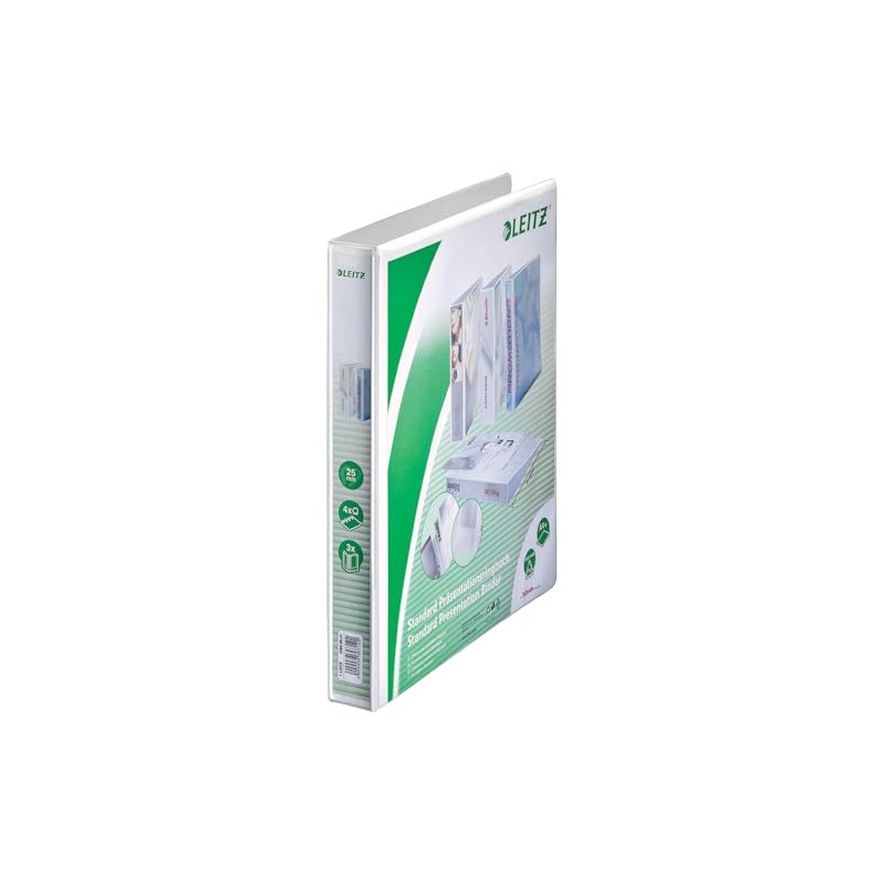 Leitz 42840001 Presentation Ring Binder A4 with Pouches and 4