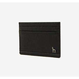 Hazzys (대구신세계)HAZZYS ACCPIQUE 블랙 솔리드 가죽 퍼피로고 라인 카드홀더 HJHO5E153BK (Deagu Shinsegae) HAZZYS ACCPIQUE Black Solid Leather Puppy Logo Line Card Holder HJHO5E153BK
