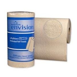 Envision Kitchen Paper Towel Roll, Perforated 8-4/5 X 11 Inch, 28290 - CASE of 12