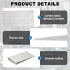 PATIKIL Metal Wedge, 4x2x0.4 Inch Carbon Steel Wedge Shims Triangle