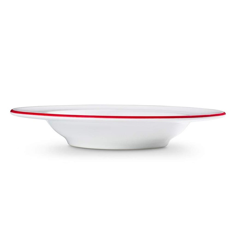 GMUNDNER KERAMIK Soup Plate, Deer Ruby, 9.4-Inch