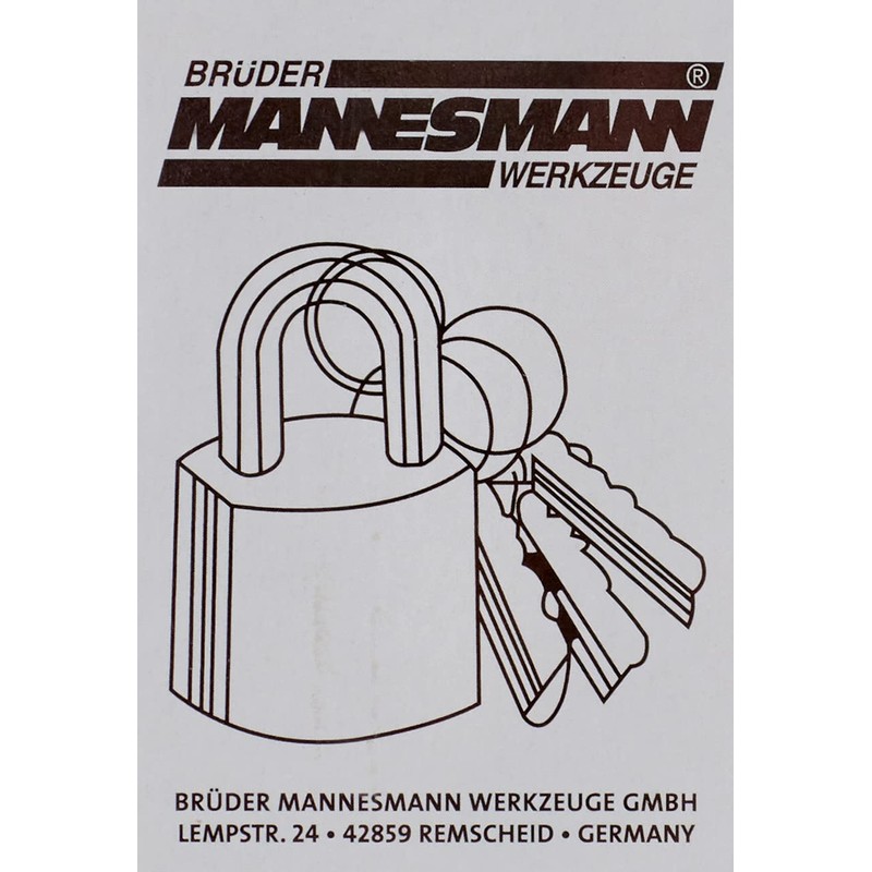 Mannesmann Brass Padlock, M, M 413-40