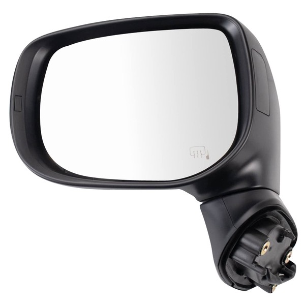TRQ Left Mirror with Heat without Housing Turn Signal without