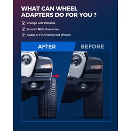 KAX 6x127 to 6x139.7 Wheel Adapters 1.25 inch, Lug Centric Wheel Adapters (Changes Bolt Pattern) with M12x1.5 Studs 78.1mm Hub Bore,4Pcs Adapters fit for Trailblazer, Envoy, Rainier, SSR