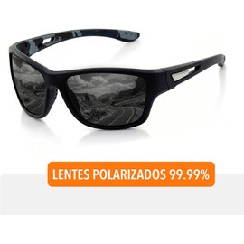 Timotech Lentes de Sol Deportivos Polarizados con Protección UV400, Gafas de Sol Envolventes de Alto Rendimiento para Ciclismo, Correr, Béisbol y Pesca, Diseño Ligero y Resistente para Hombre y Mujer