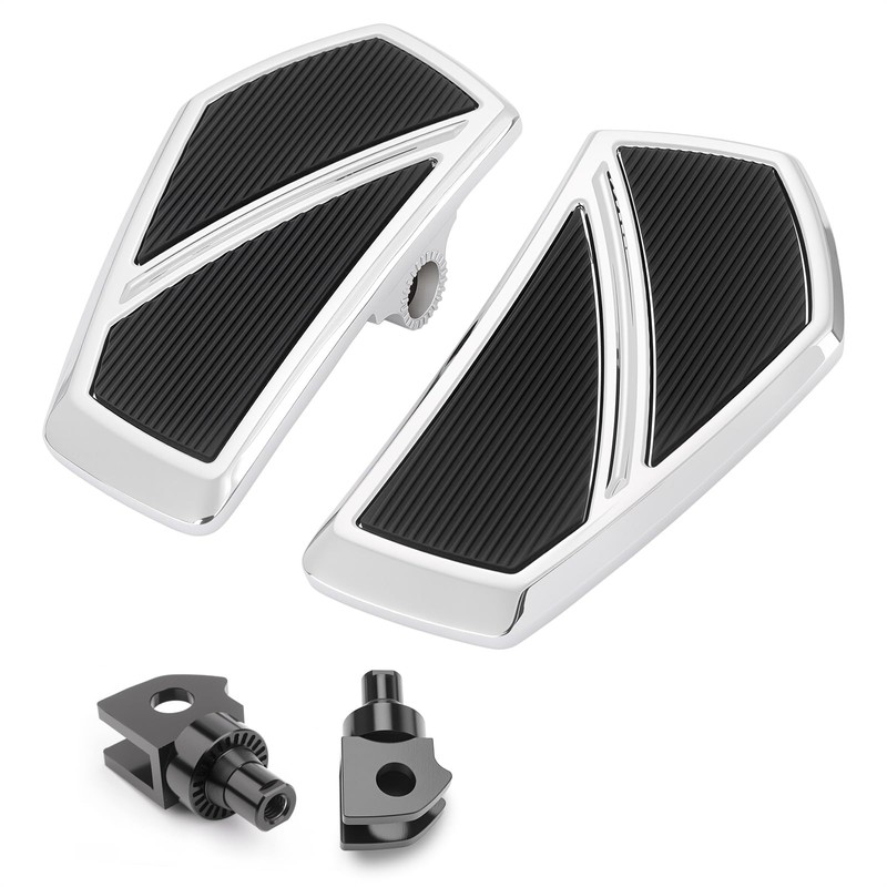 Front Footpegs Rider Floorboards Compatible with Kawasaki Vulcan S 650