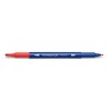 Staedtler 3005 TB24 Double Fibre-Tip Calligraphy Pen 24 Bright Colours