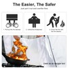 VIKDOOK Fiberglass Fire Blanket For Home Kitchen Camping Emergency 1.0m