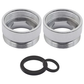 TopHomer 2 pieces 20 mm - 22 mm tap adapter, tap aerator connection for bathroom, kitchen, water purifier tap adapter, tap aerator, water purifier adapter