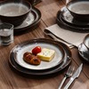 Gufaith Melamine Dinnerware Set, 12 Pcs Dishware Sets, Plate and