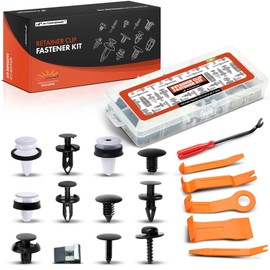 A-Premium 110PCS Bumper Rocker Door Trim Panel Fender Apron Kits Compatible with Ford Transit 2015-2023, with 1PC Fastener Remover