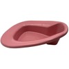 Heavy Duty Stackable Plastic Bedpan, Rose - 1 Each