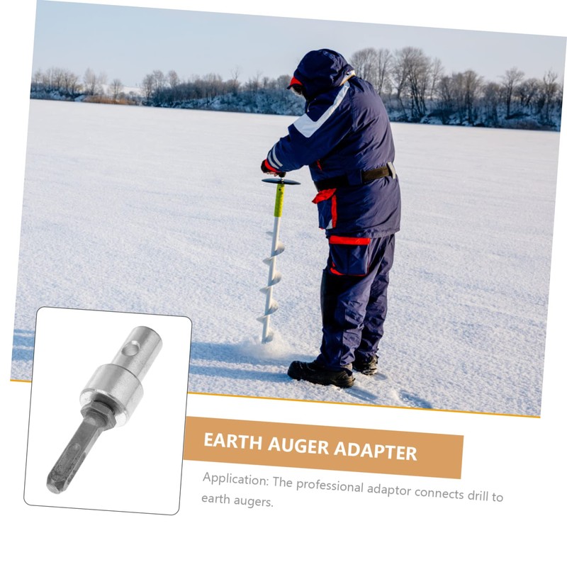 Tofficu Earth Auger Adapter Drill Bit Converter for Hammer Drill