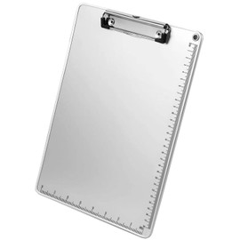 CLcsfwk Metal Clipboard, Thicken Aluminum Clip Boards 12.5x9 with Low Profile Clip, Portable Hanging Clipboard, Standard Letter Size A4 for Jobsite, Laboratory, Medical, Office, Teach