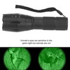 Small LED Flashlight Single Mode Retractable Focusing Waterproof Green Light