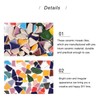 VILLCASE Ceramic Mosaic Tiles, Broken Ceramic Tiles Pieces Glazed Tiles,